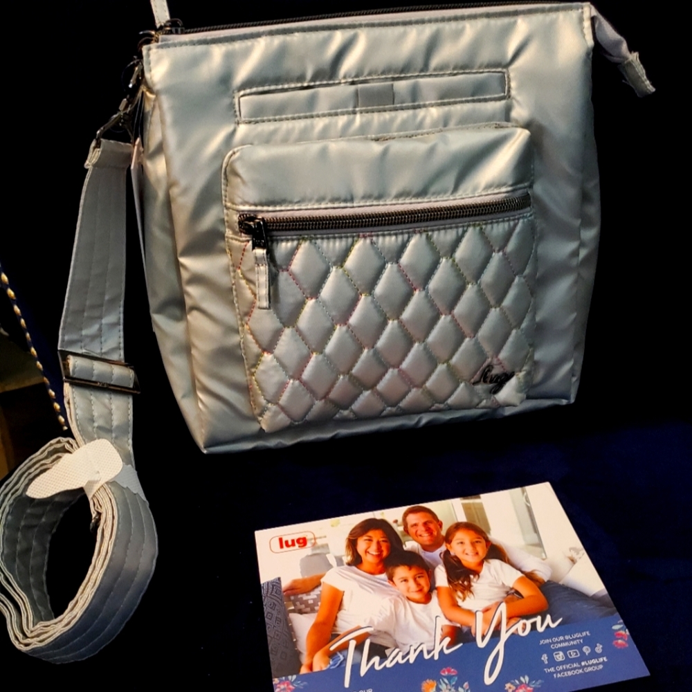 LUG SILVER Crosstrap Handbag 👜